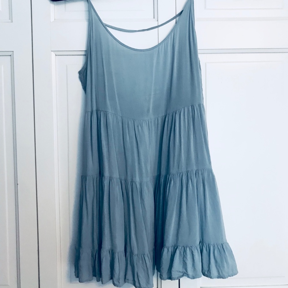 blue summer dress